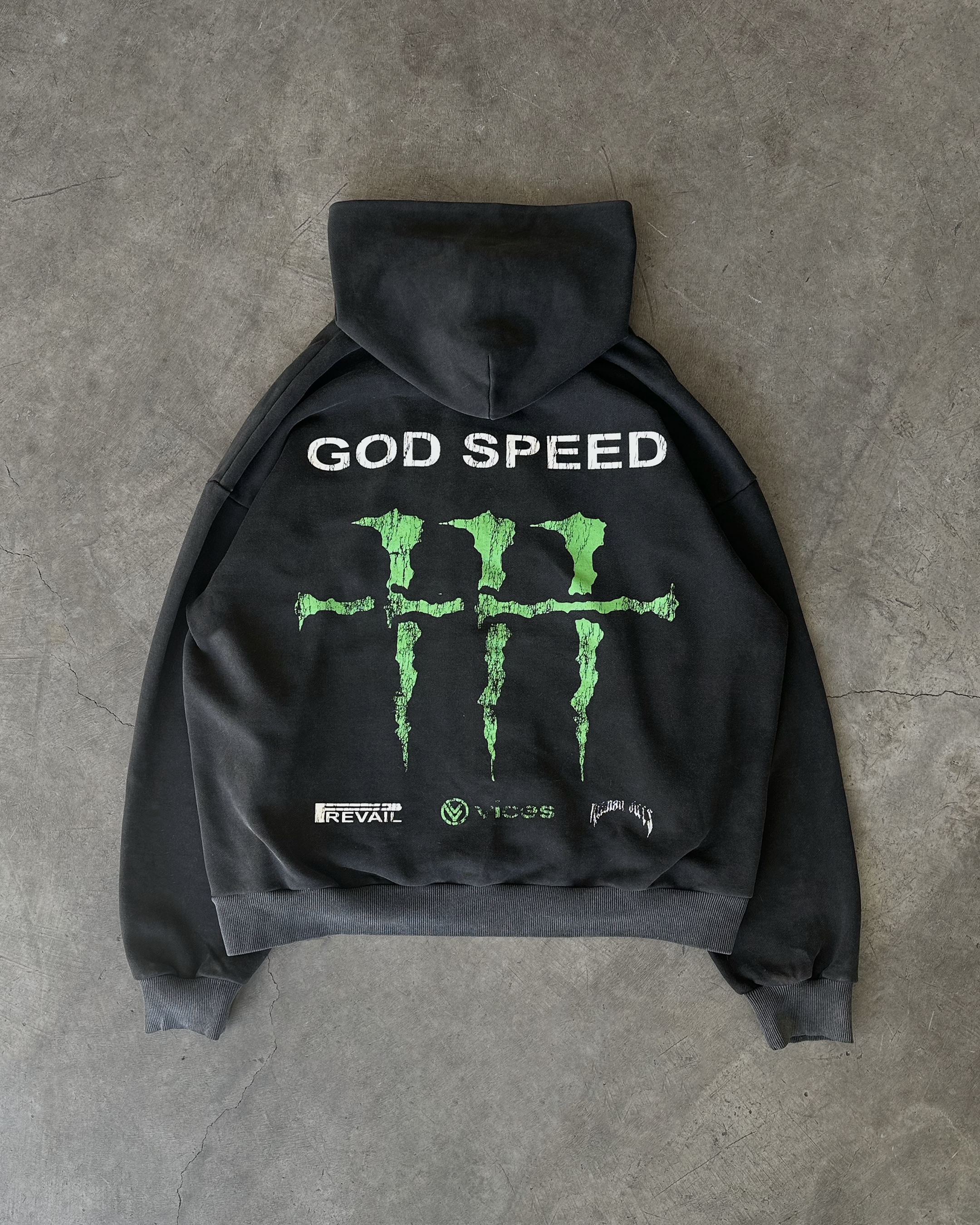 "GOD SPEED" ZIP UP