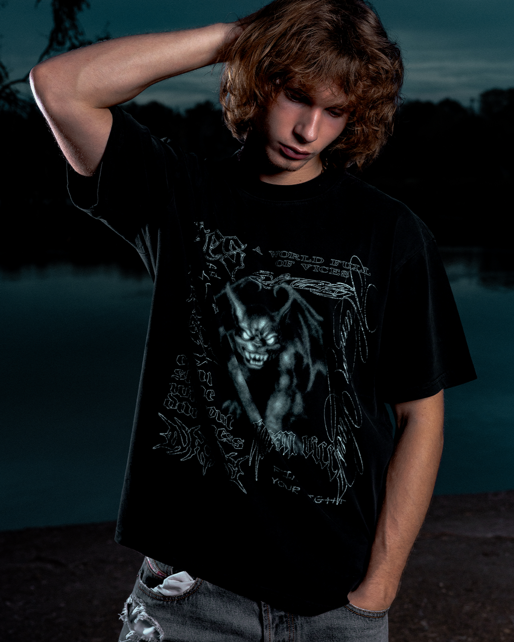 "GARGOYLE" TEE