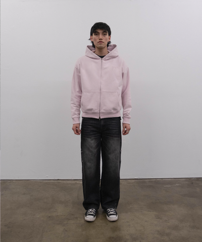 PINK "CAN'T SHINE WITHOUT DARKNESS" ZIP UP