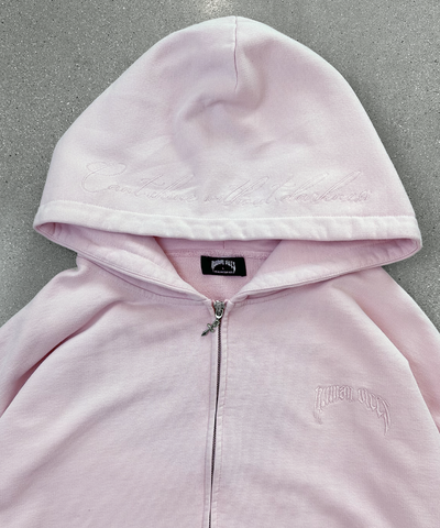 PINK "CAN'T SHINE WITHOUT DARKNESS" ZIP UP