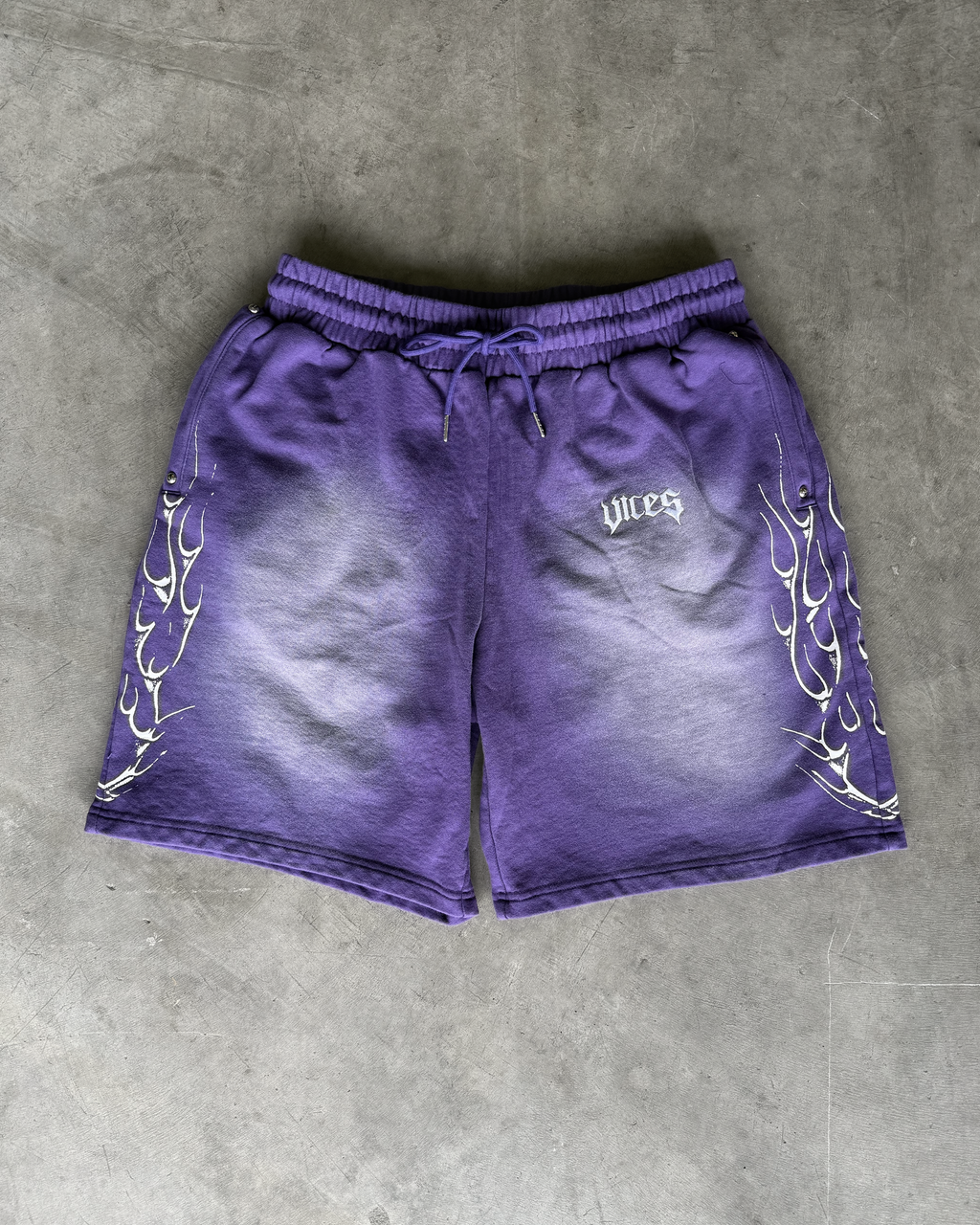 PURPLE "COMFORT IN CHAOS" SHORTS