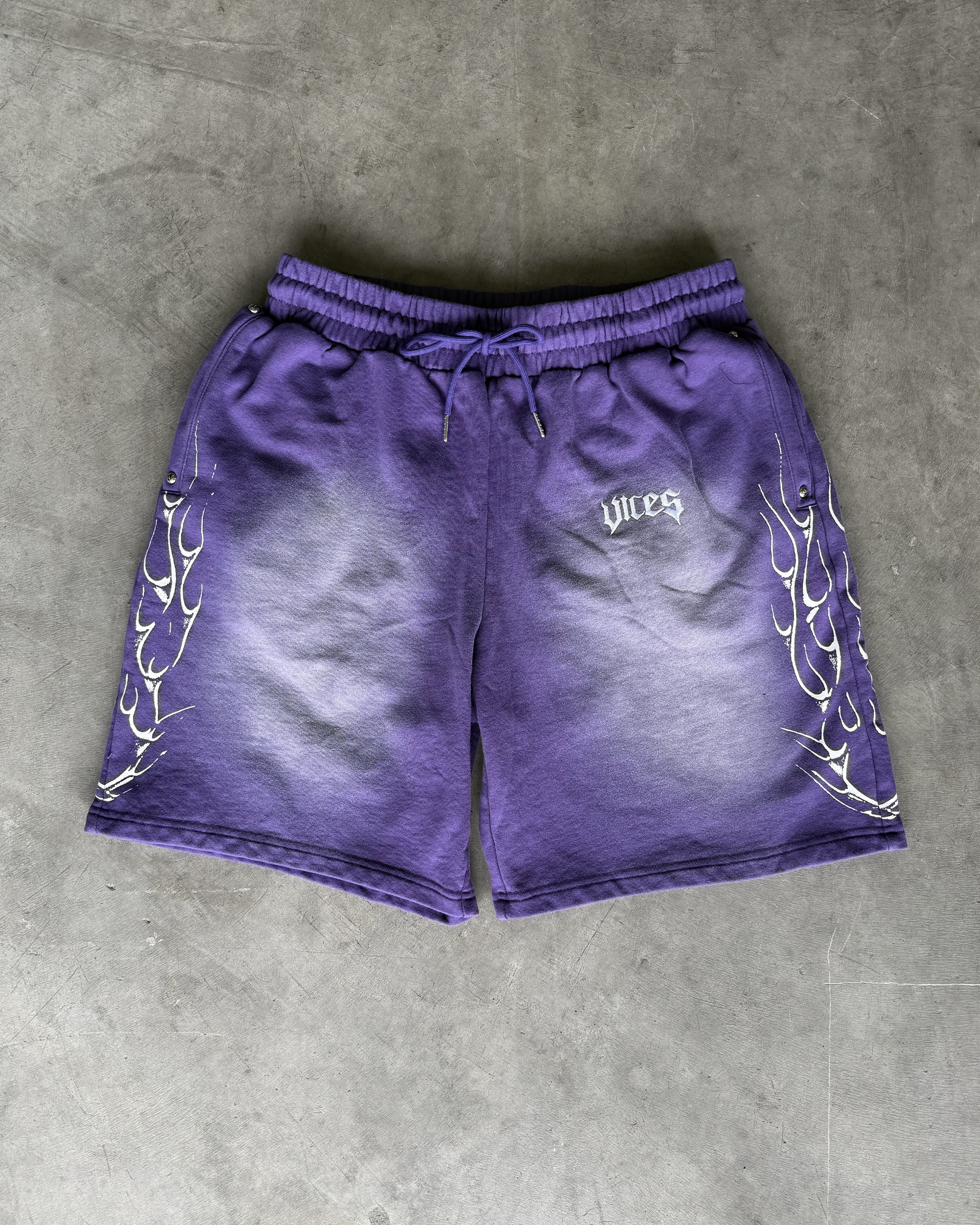 PURPLE "COMFORT IN CHAOS" SHORTS